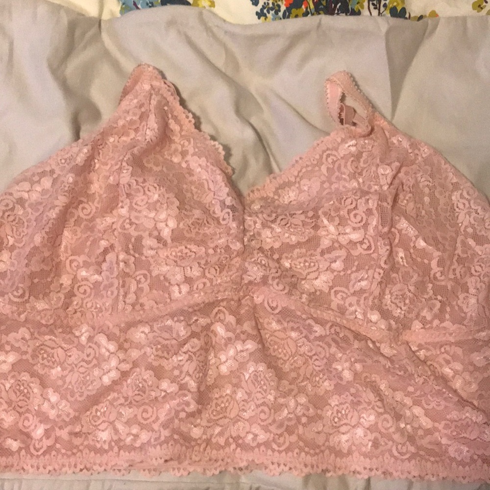 Torrid pink bralette size 4